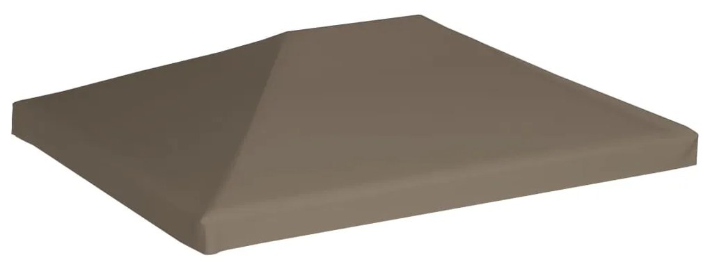 vidaXL Prieeldak 310 g/m² 3x4 m taupe
