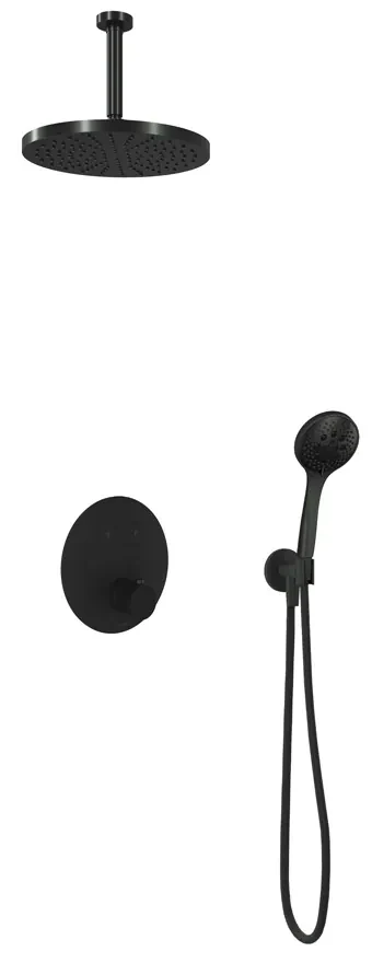 Hotbath Cobber IBS22CR inbouwdouche met 3s handdouche, 15cm plafondbuis en 30cm hoofddouche chroom