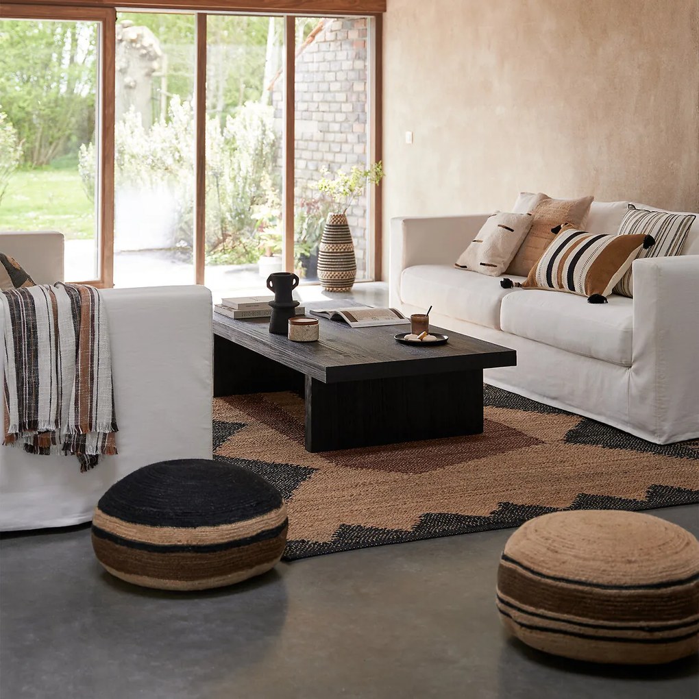 Bank met afneembare hoes, 3, 4 zits, katoen en linnen, Noni