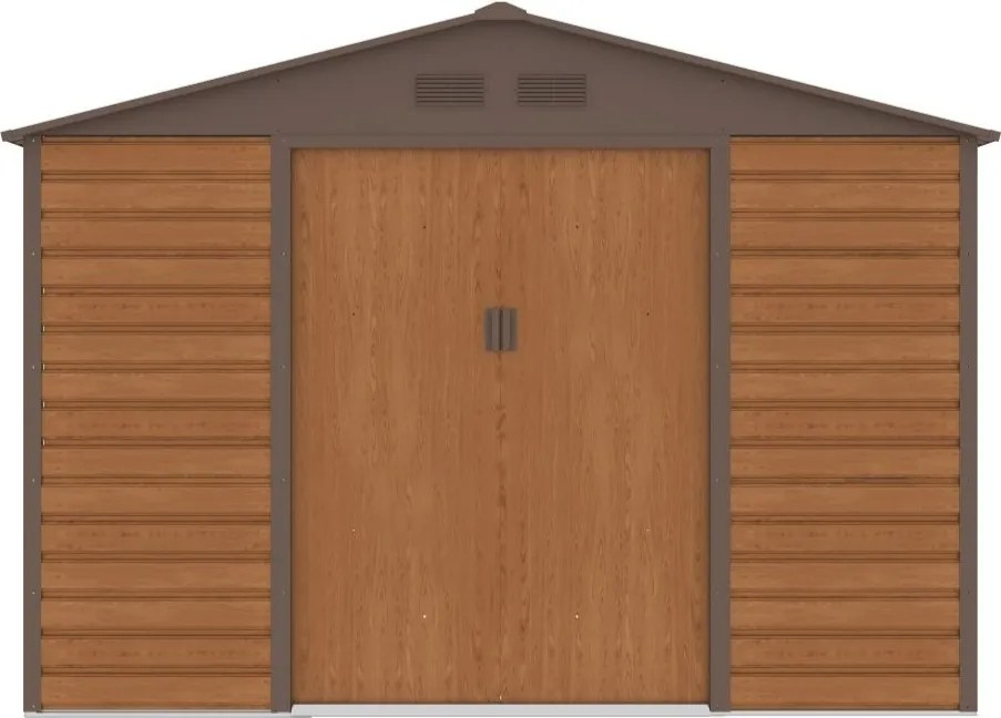 Metalen tuinhuisje Lahti 2,8 x 3,2 m Store Boss woodlike