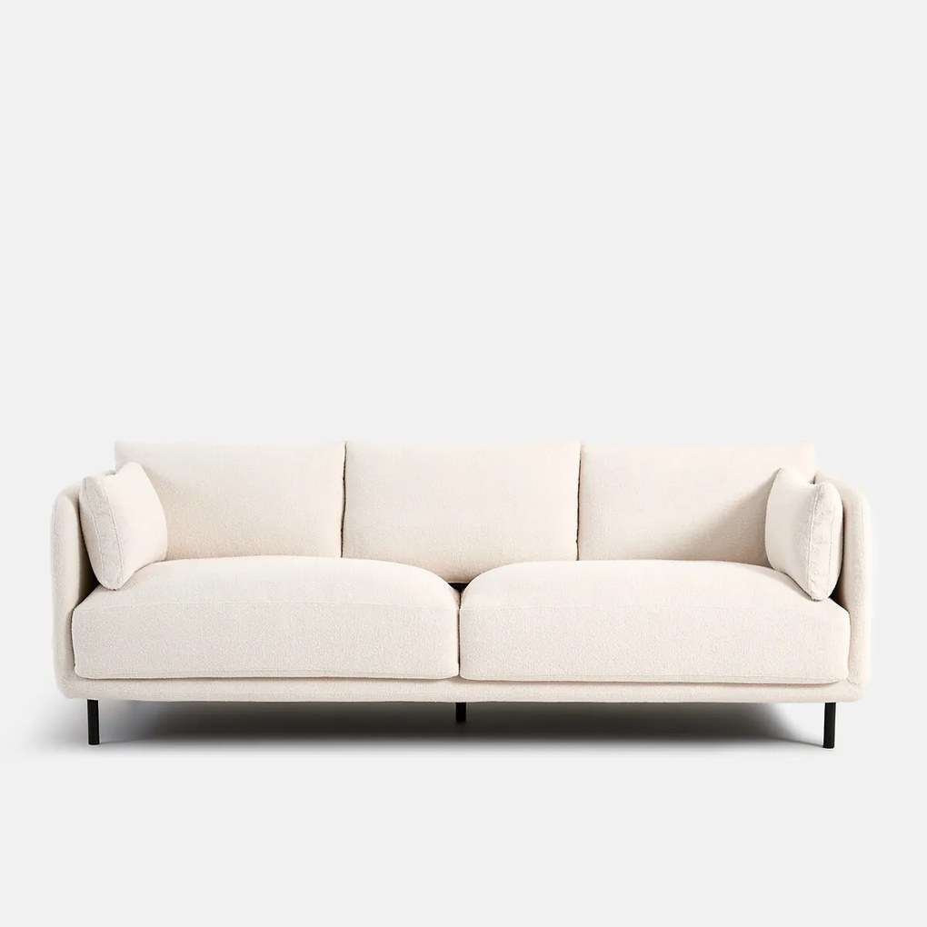 Sofa 3- of 4-zits, fijne badstof, Victor
