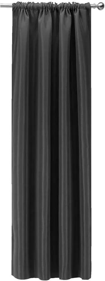 Gordijn Nadia - zwart - 250x140 cm (1 stuk) - Leen Bakker