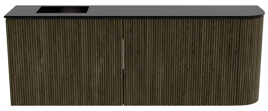 Mondiaz Joya 110cm toiletmeubel ronding rechts shadow met wastafel faye links zonder kraangat urban