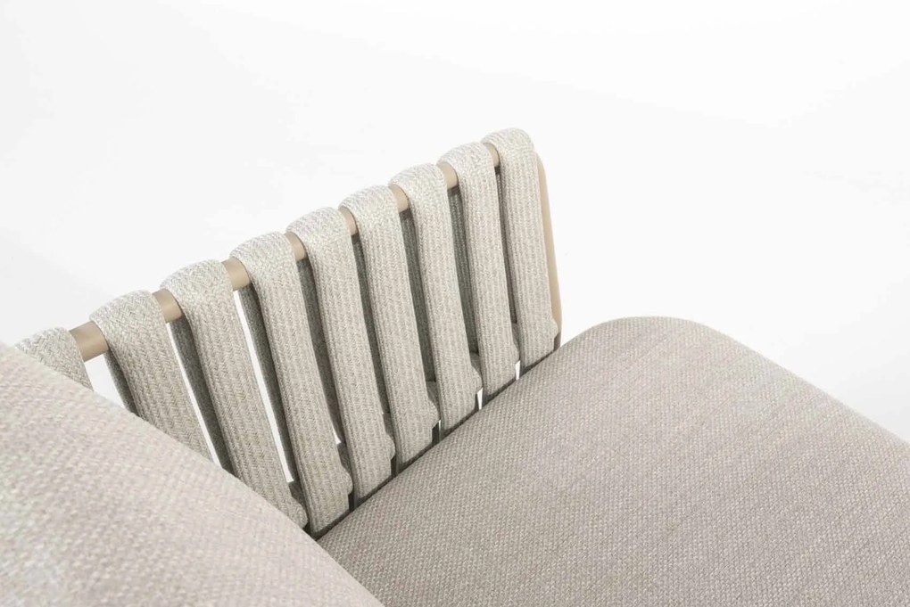 Taste by 4 Seasons Eva loungeset latte met Emma salontafels SALE Loungeset houtkleur weerbestendig