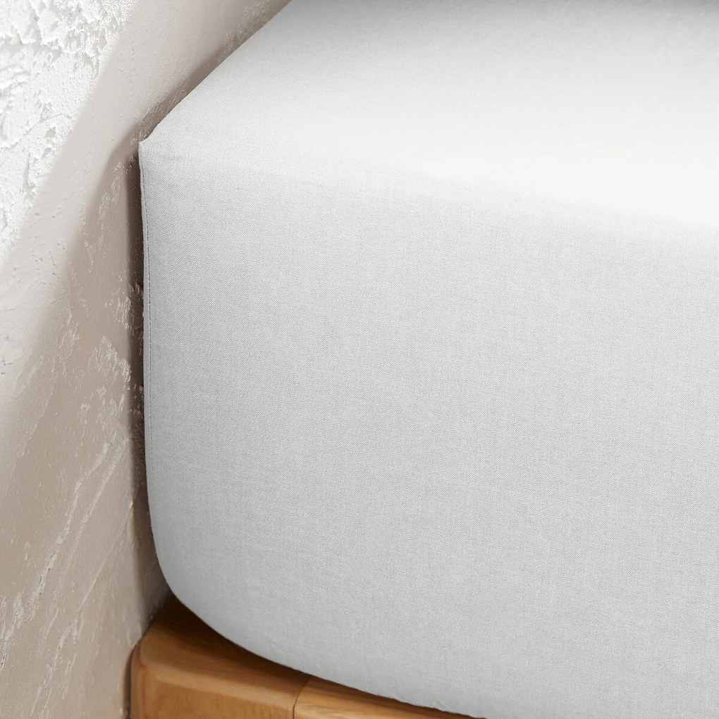 Effen hoeslaken in katoen, omslag 32 cm, Scenario