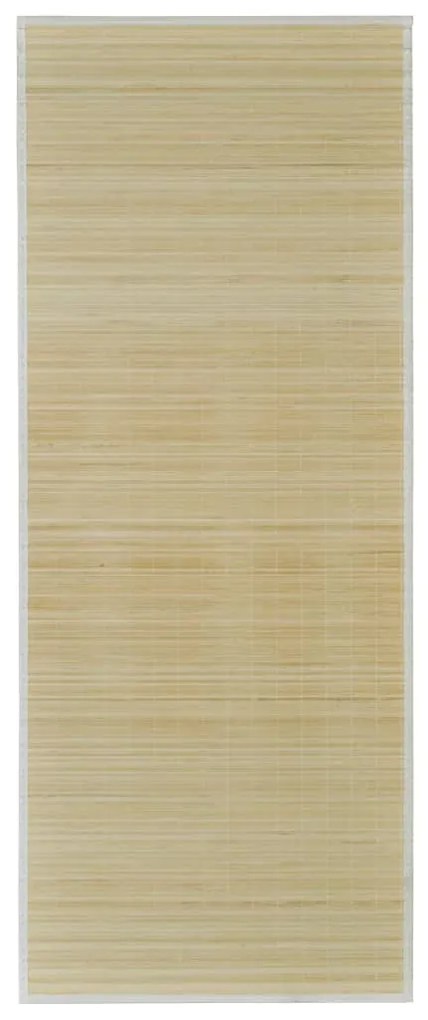 vidaXL Tapijt rechthoekig 80x200 cm bamboe naturel