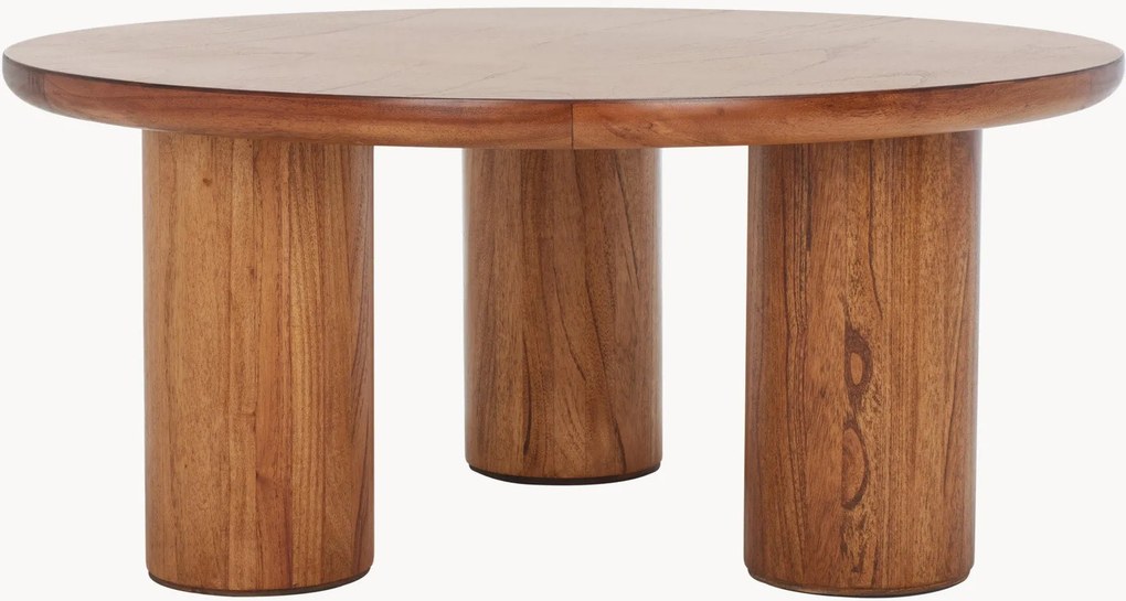 Ronde salontafel Mork van grenenhout