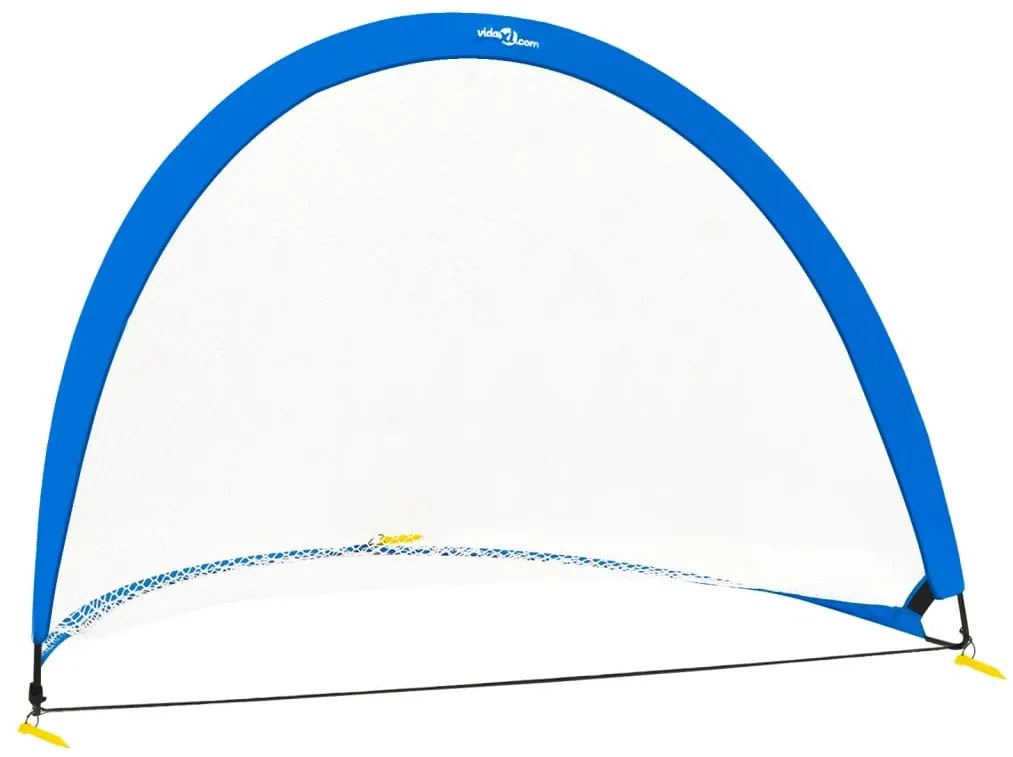 vidaXL 2 st Kindervoetbaldoelen met opbergtas 183x117,5x120,5 cm