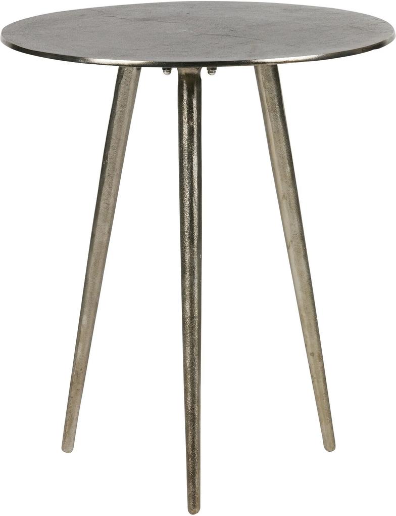 BePureHome | Bijzettafel Bright Ovaal medium: hoogte 44 cm x diameter 30.5 cm goudkleurig bijzettafels metaal tafels meubels | NADUVI outlet