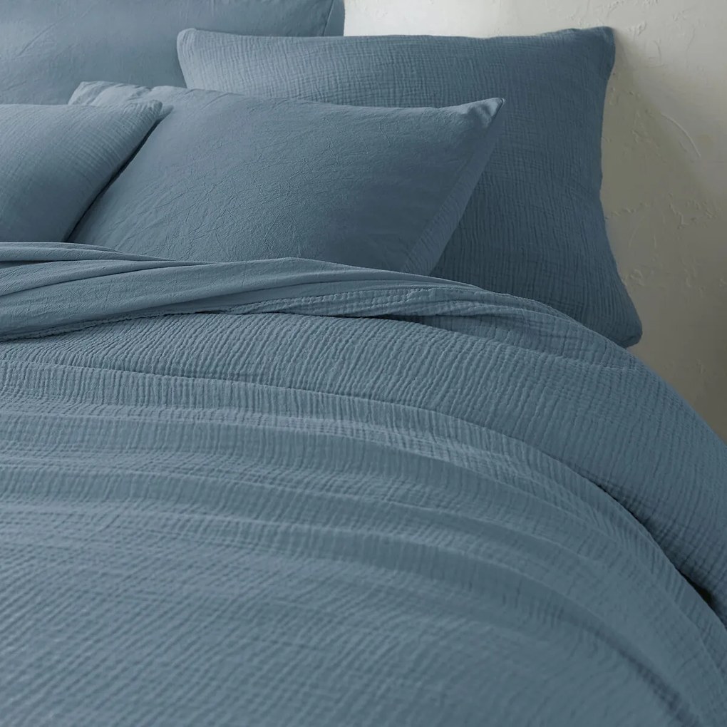 Dekbedovertrek katoen gaas/gewassen katoen, Kumco