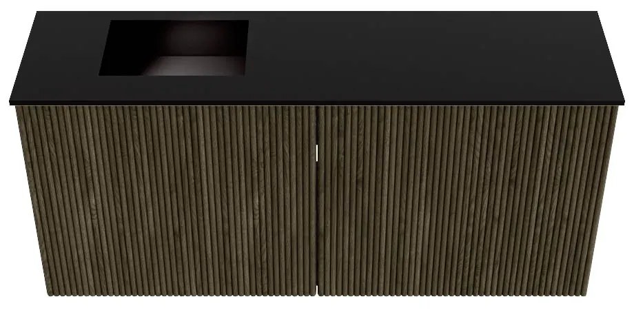 Mondiaz Joya 90cm toiletmeubel shadow met wastafel faye links 1 kraangat urban