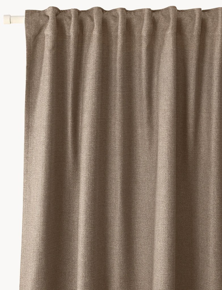 Ondoorzichtige multi-band gordijnen Jensen, 2-delig, B 130 cm