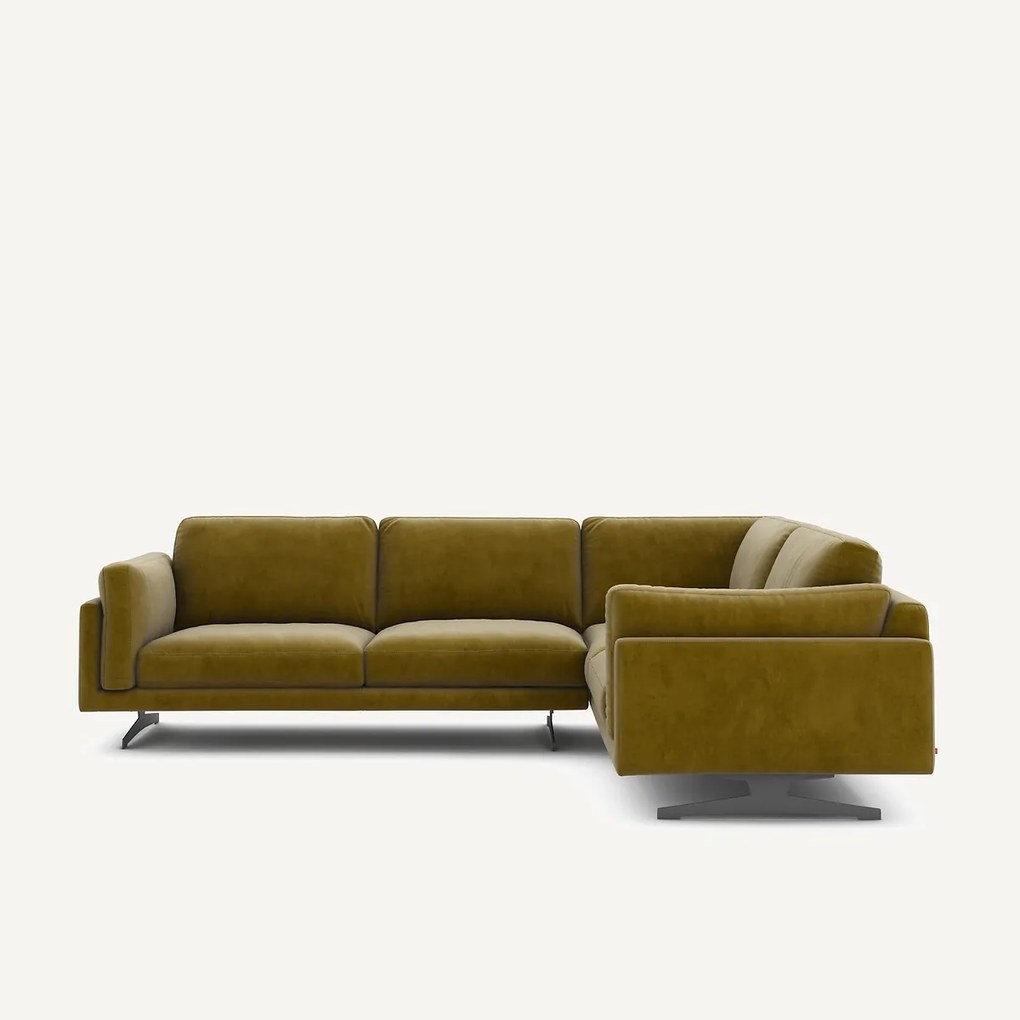 Hoekbank fluweel, César