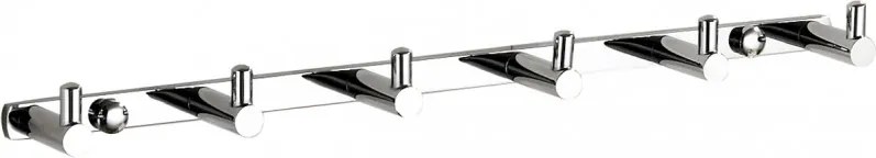 Mexen handdoekhaak met zes houders, chroom - 709166-00