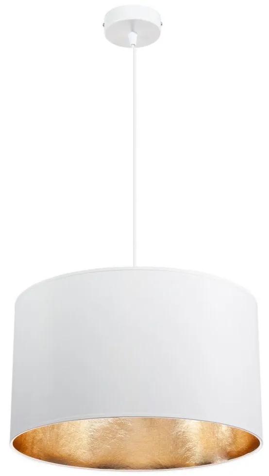 Hanglamp aan koord GLEAM 1xE27/60W/230V wit/gouden