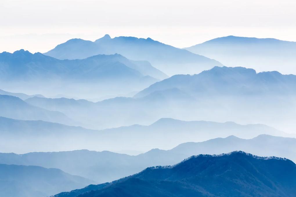 Kunstfotografie Misty Mountains, Gwangseop eom, (40 x 26.7 cm)