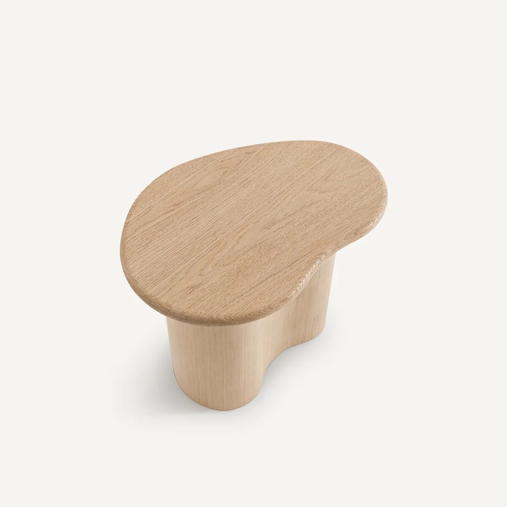 Bijzettafel, gezandstraald eiken, Phlu