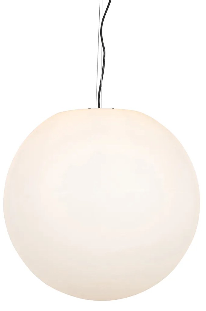 Moderne buitenlamp wit 56 cm IP44 - Nura Modern E27 IP44 Buitenverlichting bol / globe / rond