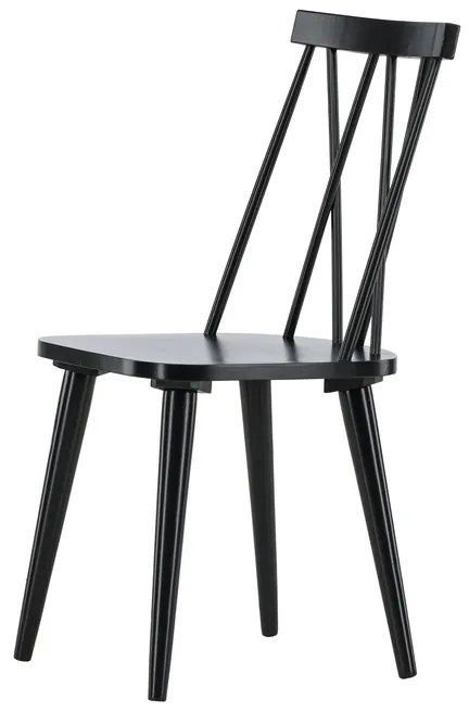 Jörn Eetkamerstoel Lena  - Zwart - Rubberhout - Jörn