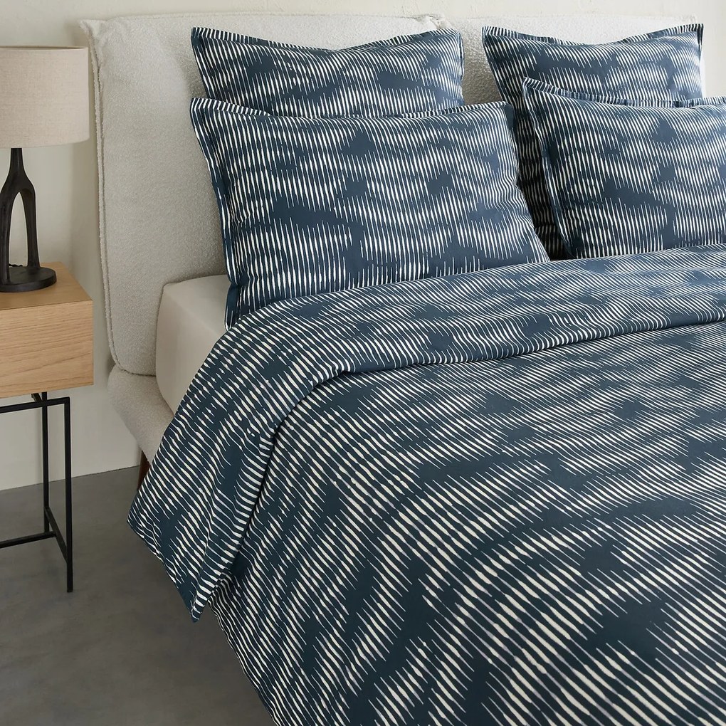 Dekbedovertrek van gewassen katoensatijn, VITTORE