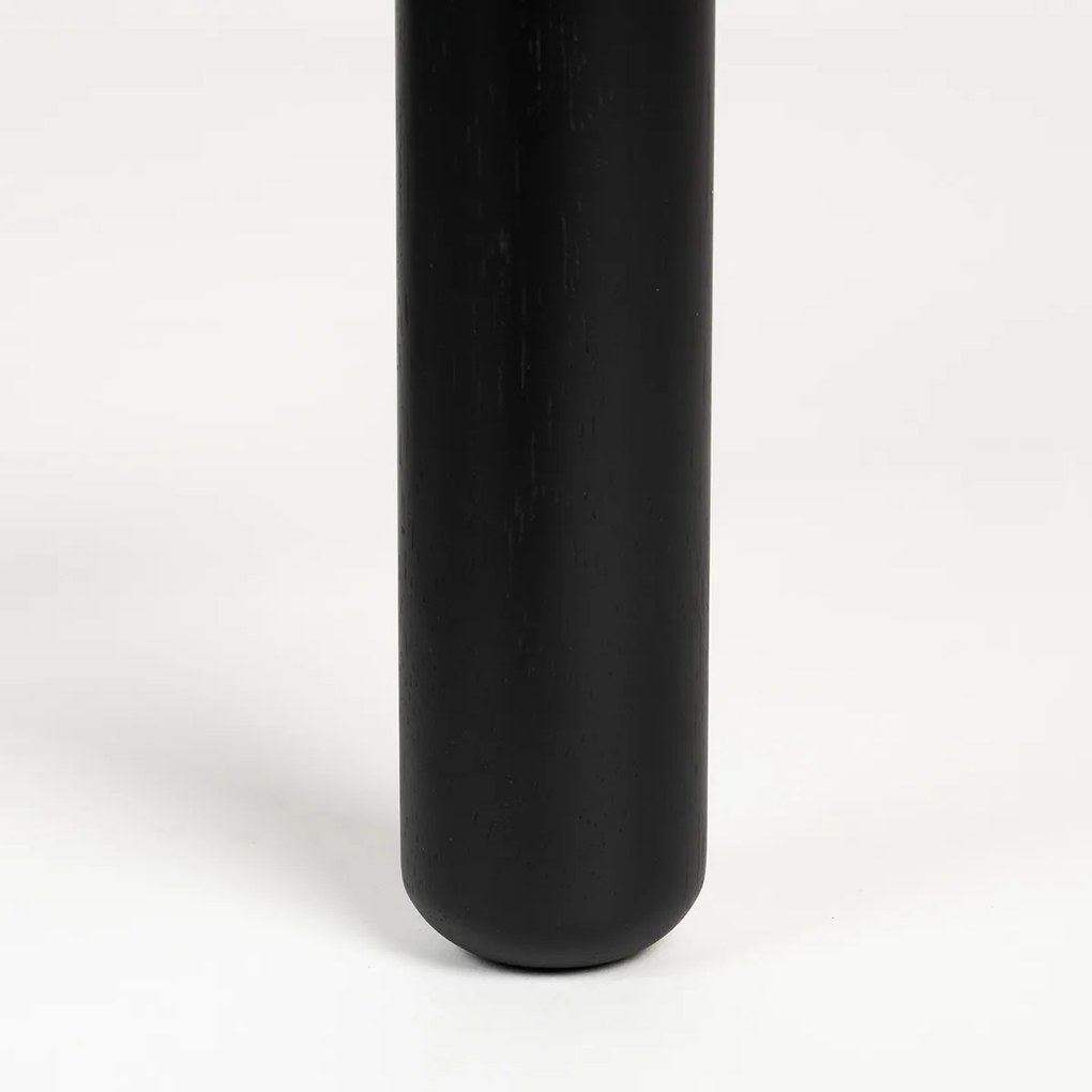 Zuiver Storm Ronde Bijzettafel Zwart - 35 X 35cm.