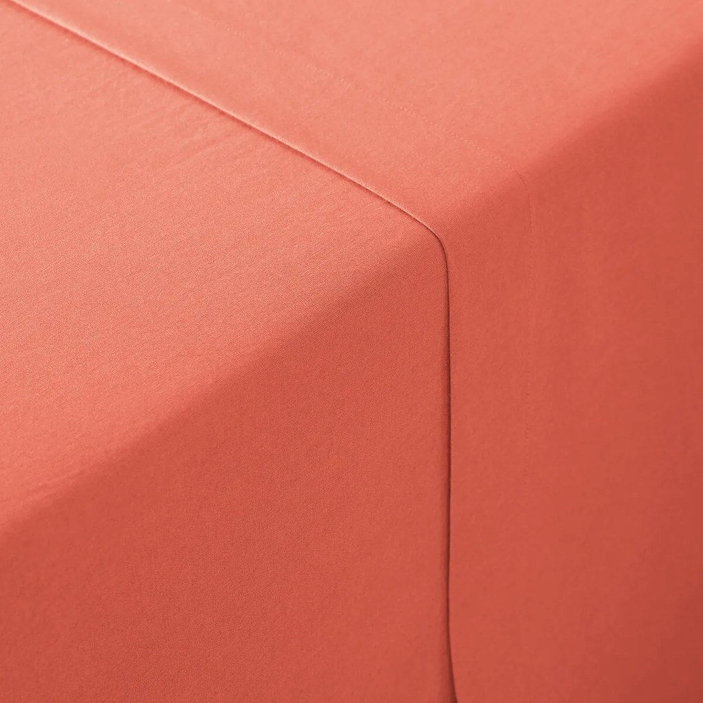 Effen plat laken in gewassen katoen, Scenario