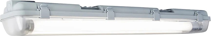 TL armatuur grijs incl. LED 15W 2250 lm 4000K IP65 - Base