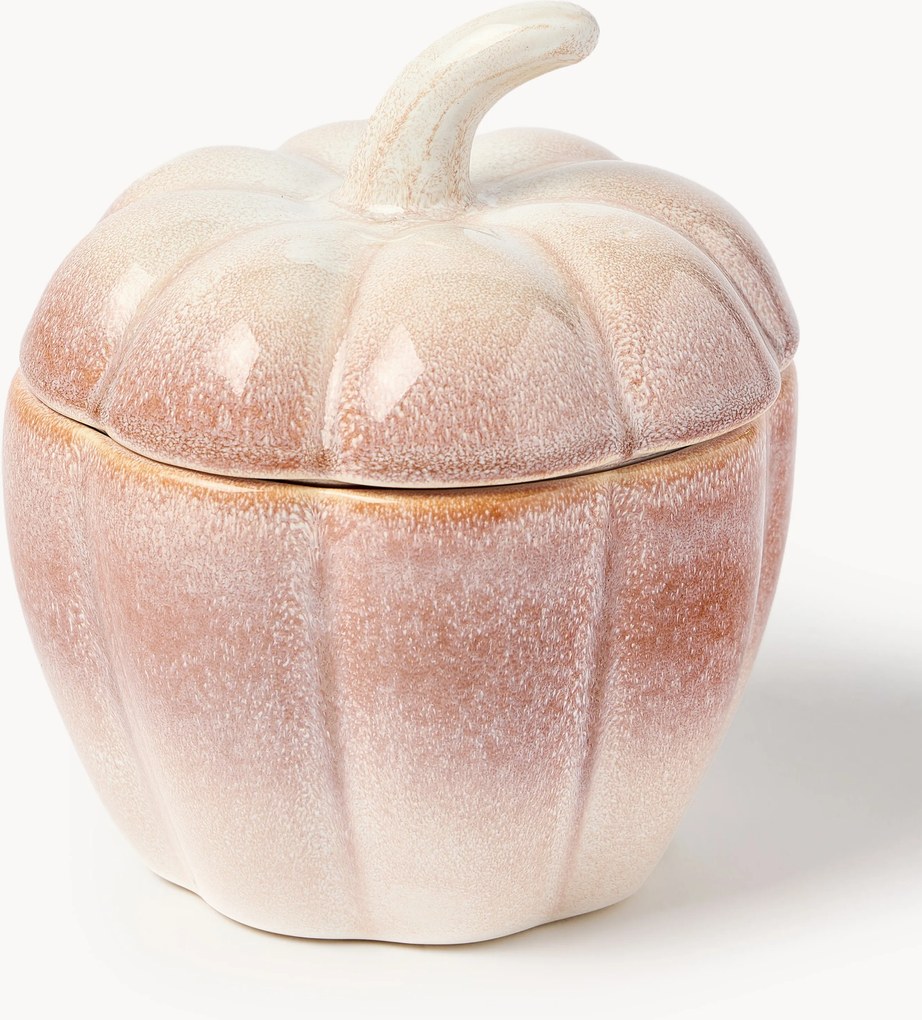 Pompoenvormige opbergpot Moranga, H 18 cm