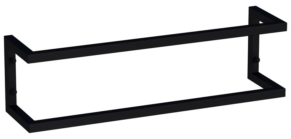 Brauer handdoekrek 60cm zwart mat