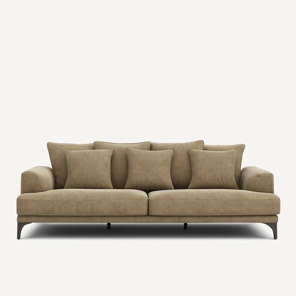 3- of 4-zits bank, in stonewashed fluweel, ARMENTO