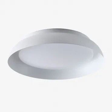 Led-plafondlamp Van Azanuy-staal Wit - Sklum