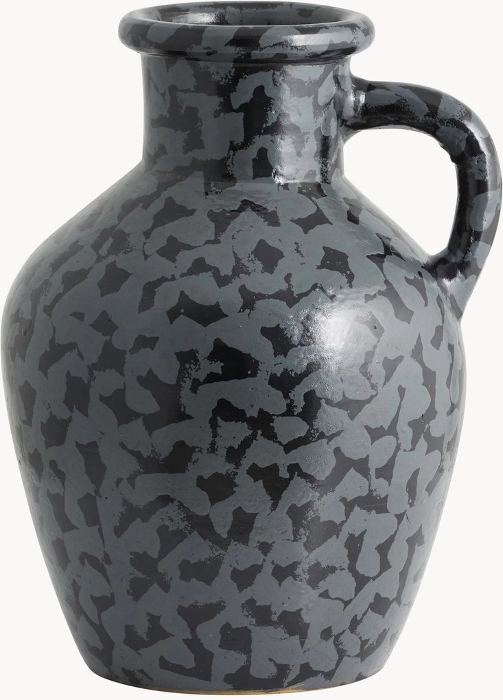 Geglazuurde terracotta vaas Batam, H 32 cm