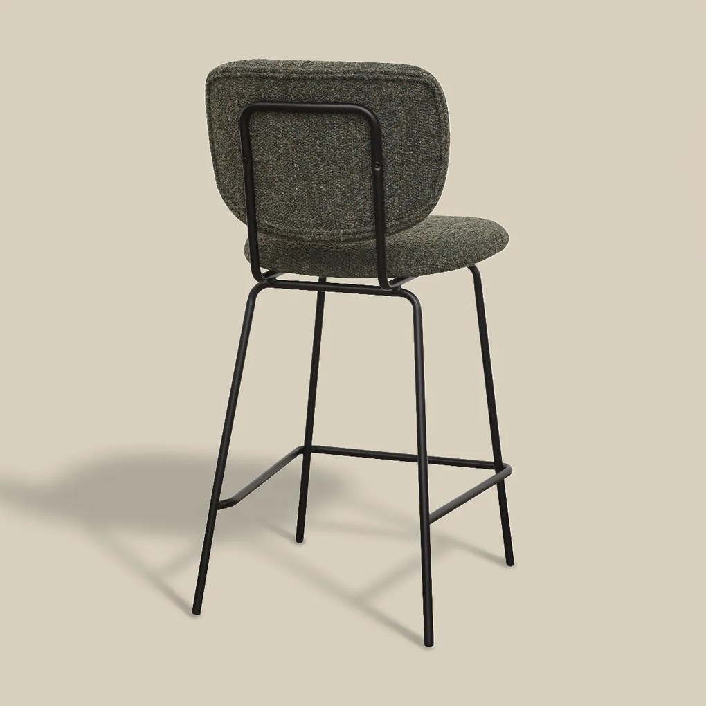 Moderne Barkruk Groen Boucle