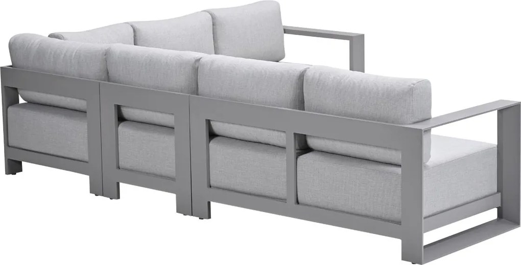 Garden Impressions Malakka loungebank 4-delig - taupe