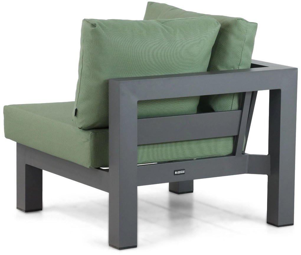 Hoek loungeset 5 personen Aluminium Grijs  Lifestyle Garden Furniture Luca