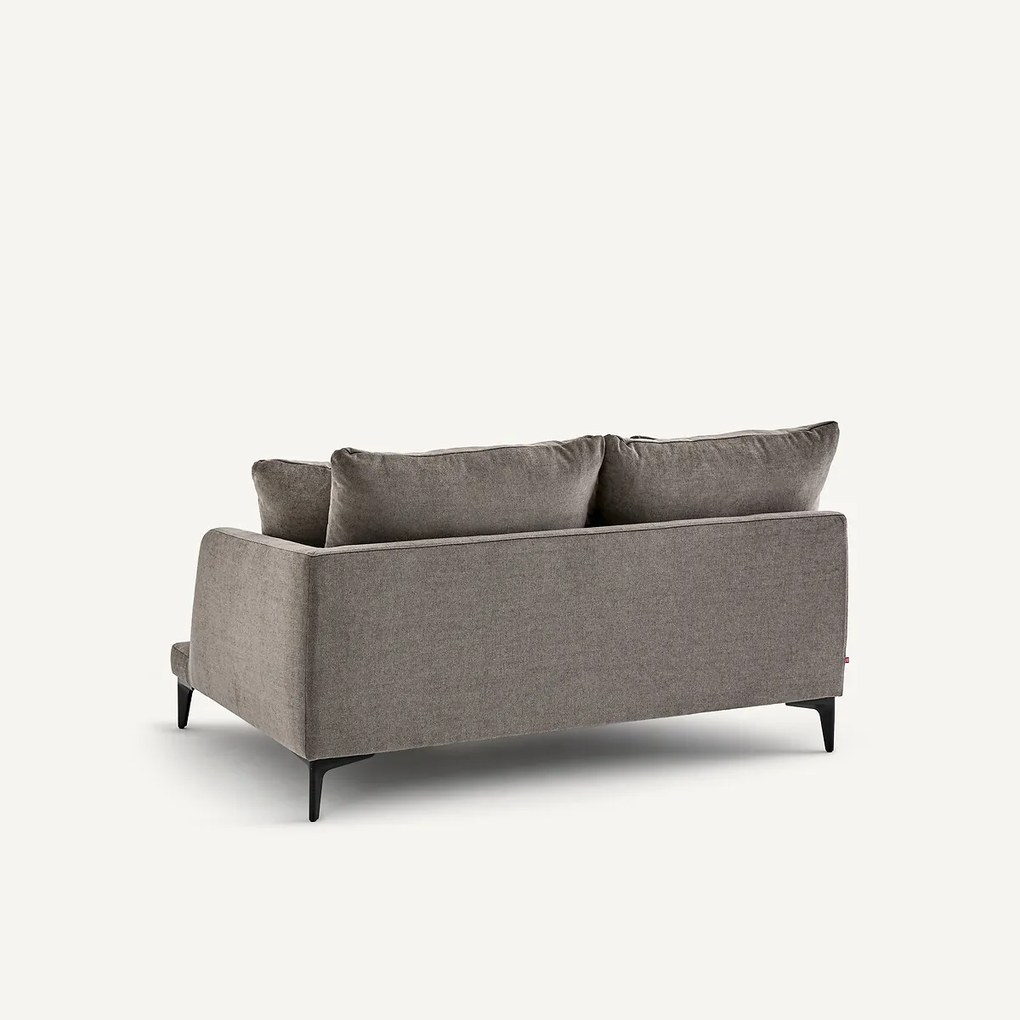 Halve bank, 2zit van polyestermix, MODERNISTE