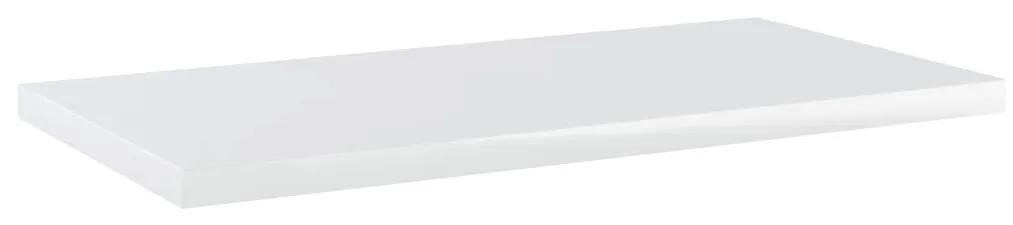vidaXL Wandschappen 8 st 40x20x1,5 cm spaanplaat hoogglans wit