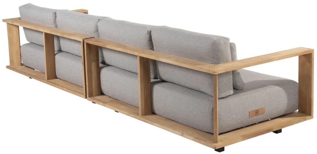 4 Seasons Outdoor Eternity 4-zits loungebank teak * SALE *  Loungebank     weerbestendig