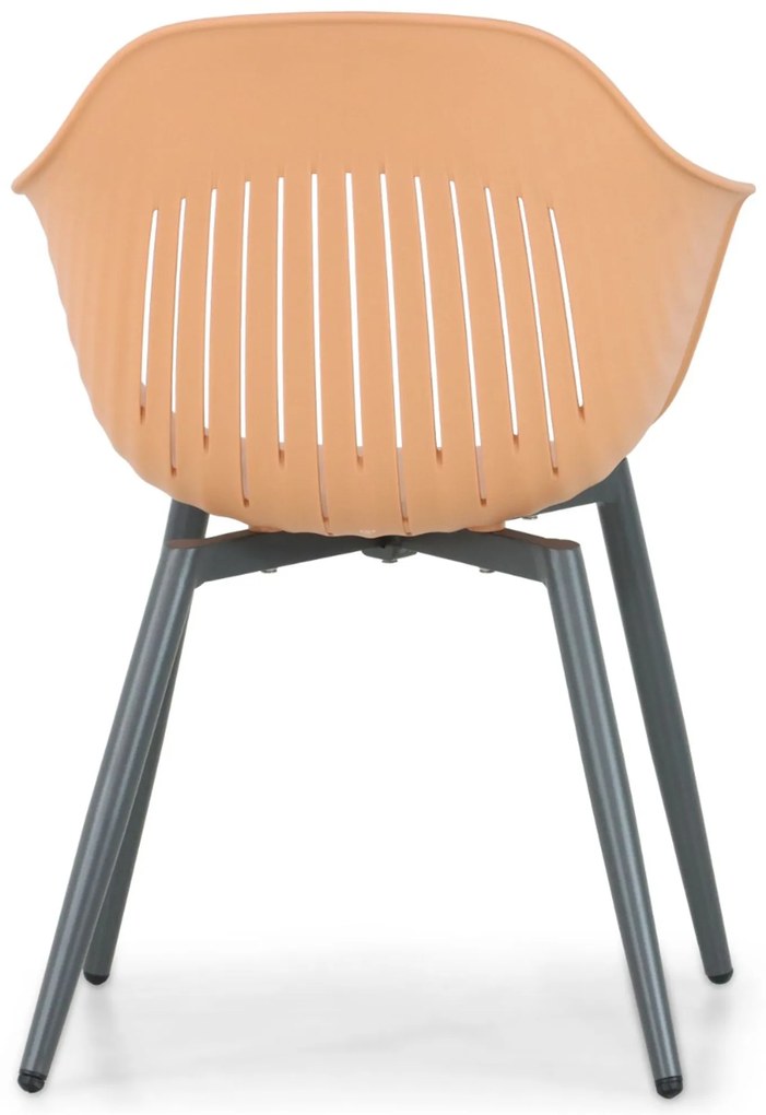 Tuinstoel Kunststof Oranje Lifestyle Garden Furniture Lissabon