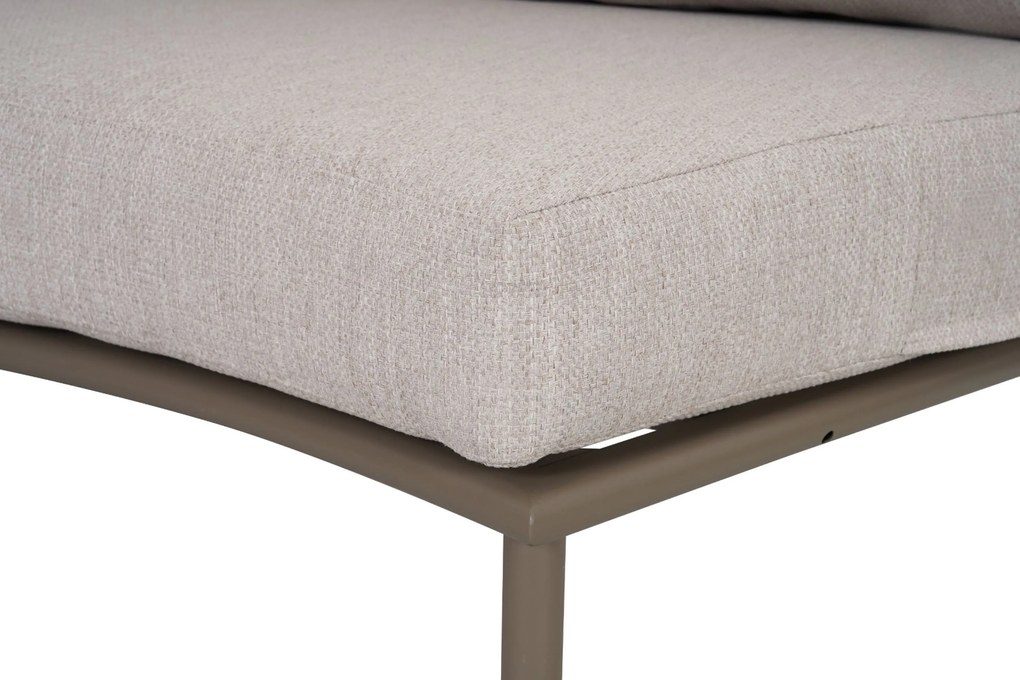 Loungeset tuin 5 personen Aluminium Taupe  Lifestyle Garden Furniture Perla
