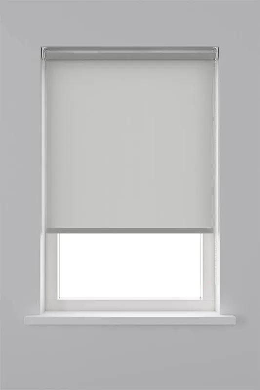 Decosol Rolgordijn Lichtdoorlatend - Licht Grijs 210 x 190 cm