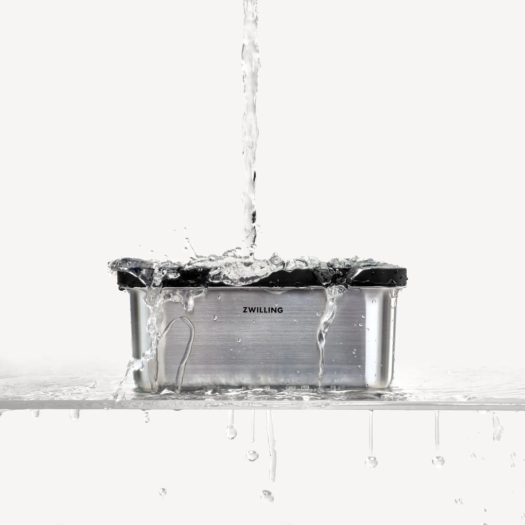 ZWILLING Fresh & Save STAINLESS Vacuümdozenset, S/M/L / 6-delig, Roestvrij staal, Zilver - Fresh & Save STAINLESS - ZWILLING