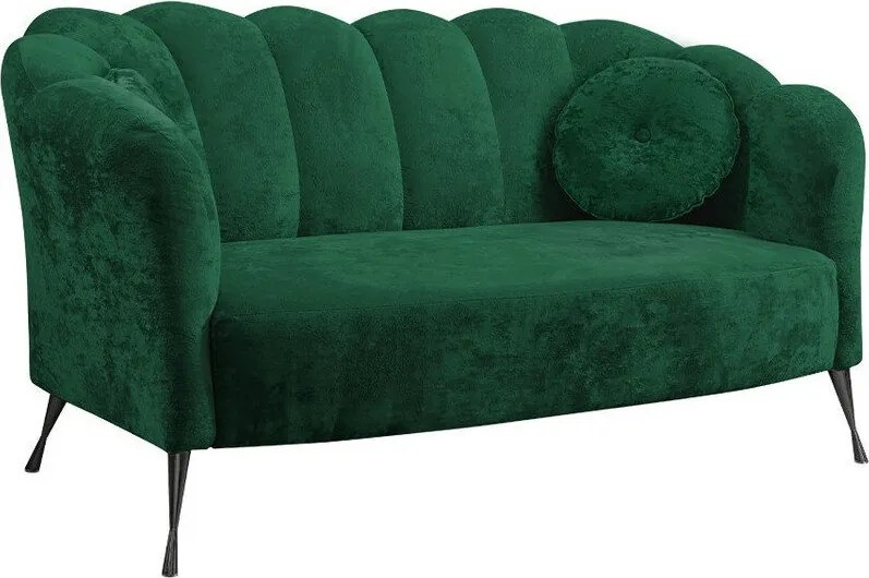 Bank Providence 151, Aantal zitplaatsen: 2, Afwezig, Afwezig, 155x83x78cm, 37 kg, Stof, Poten: Metaal