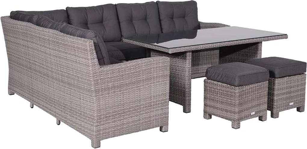 Garden Impressions Jaru lounge dining set - extra luxe kussens