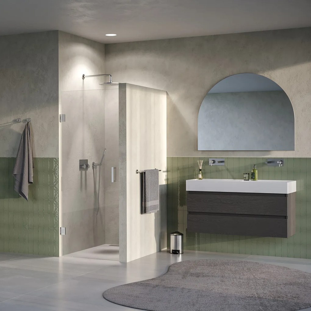 Brauer Void profielloze nisdeur 60cm RVS geborsteld PVD