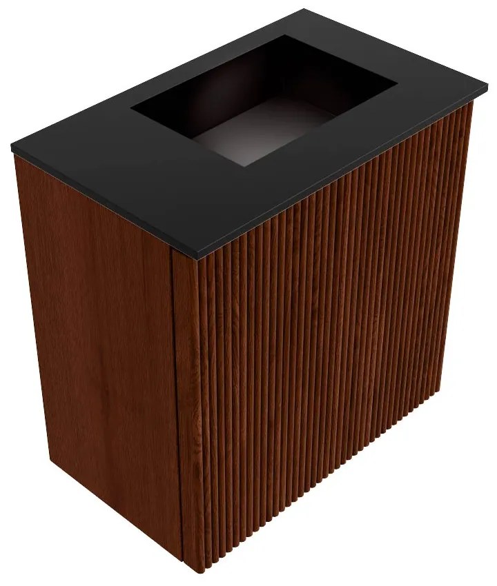 Mondiaz Joya 40cm toiletmeubel ruby met wastafel faye rechts zonder kraangat urban