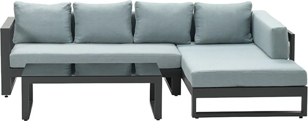 Garden Impressions Kiki loungeset 3-delig links - mint grijs