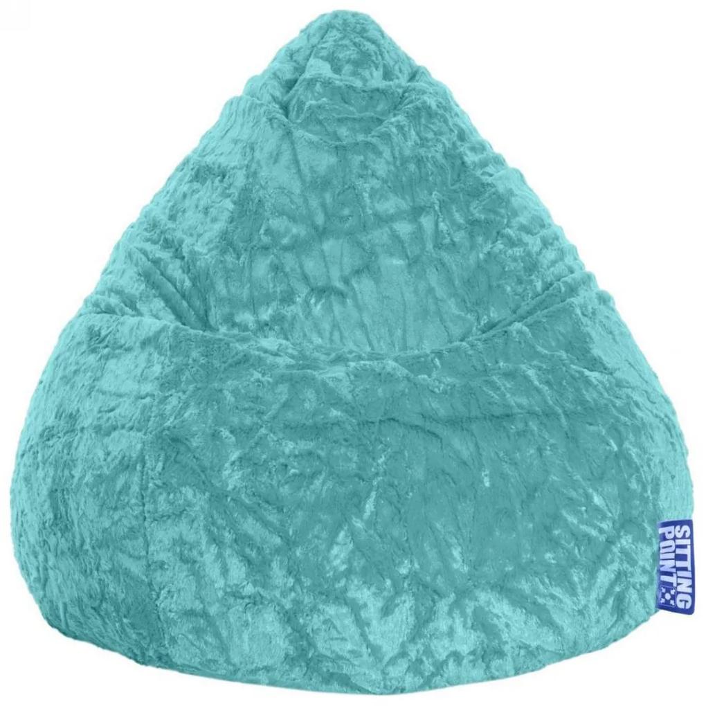 Sitting Point BeanBag Fluffy XL - Turquoise