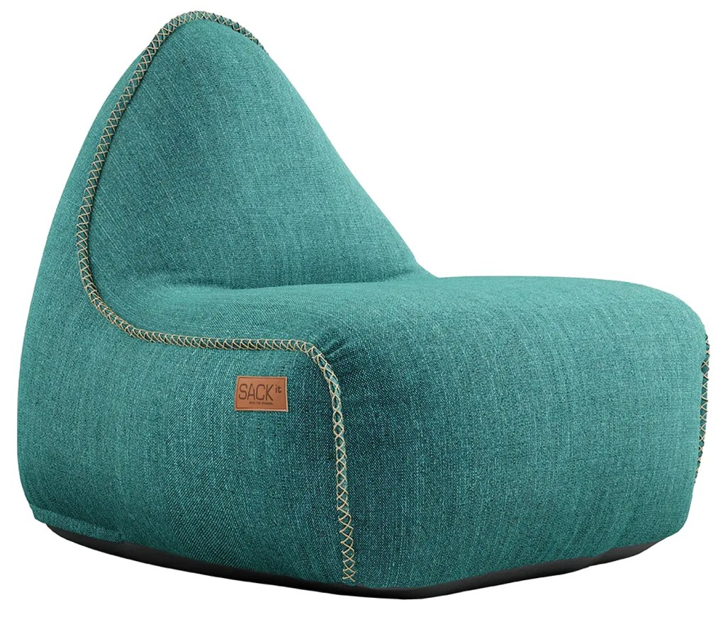 Cobana Lounge Chair & Pouf Outdoor - Petrol