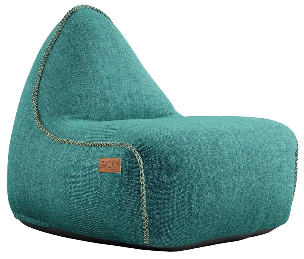 Cobana Lounge Stoel & Pouf Outdoor - Petrol